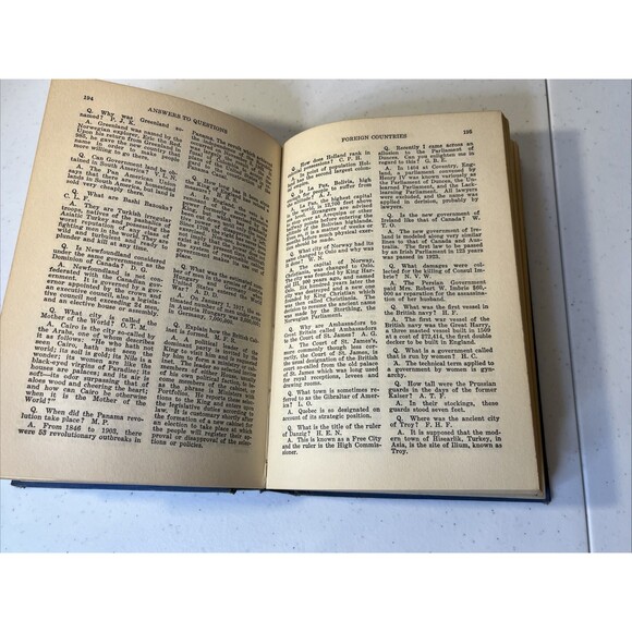 Answers To Questions Hardcover Book by Frederic J Haskin 1926 Homeschooling Gem - Picture 12 of 16